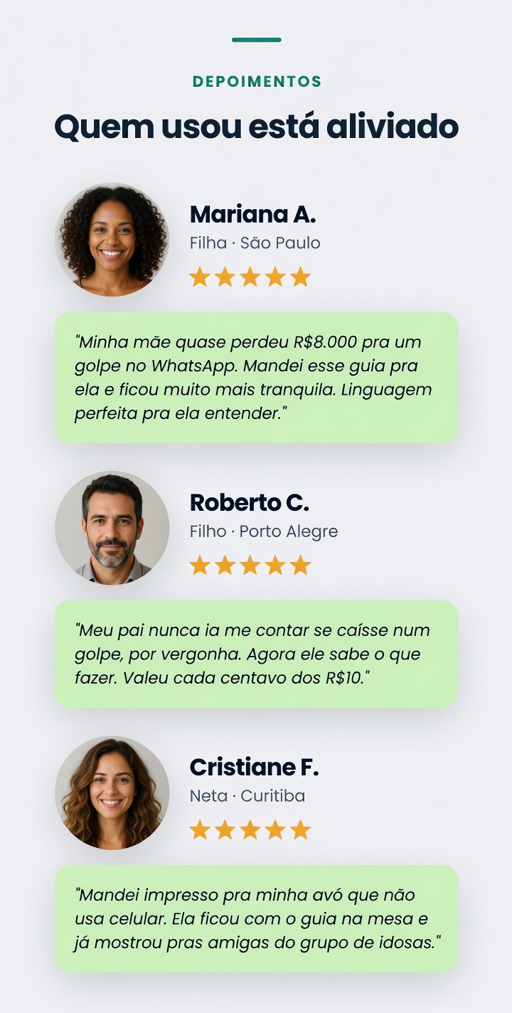Depoimentos — Quem usou está aliviado